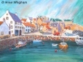 "Crail Harbour" by Anne Whigham