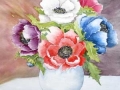 "Posy of Anemones" by Anne Whigham