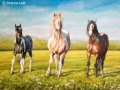 "Three horses" by Galyna Lee
