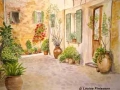 "Majorcan Courtyard" by Louise Finlayson