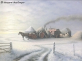 "Threshing on a frosty morning at Bothkennar" by Margaret MacGregor