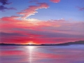 "Sunset from my studio" by Margaret MacGregor